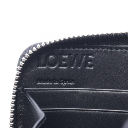 Loewe Round Wallet Puzzle Around Zip Black Green Red Leather