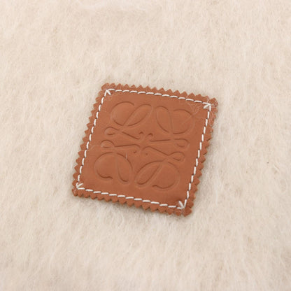 Loewe Scarf Anagram Ivory Wool
