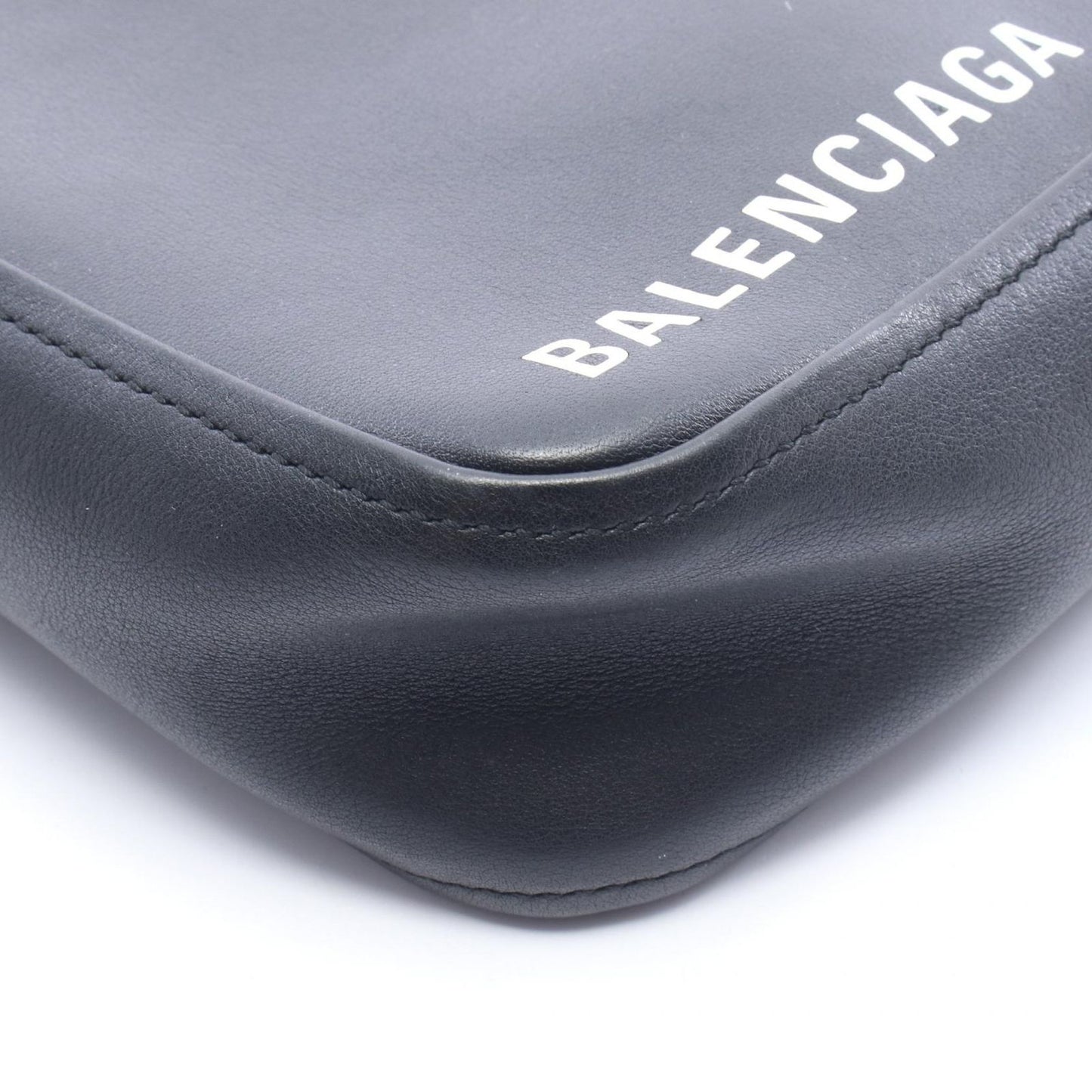Balenciaga Handbag Triangle Duffle S 2-Way Black Leather