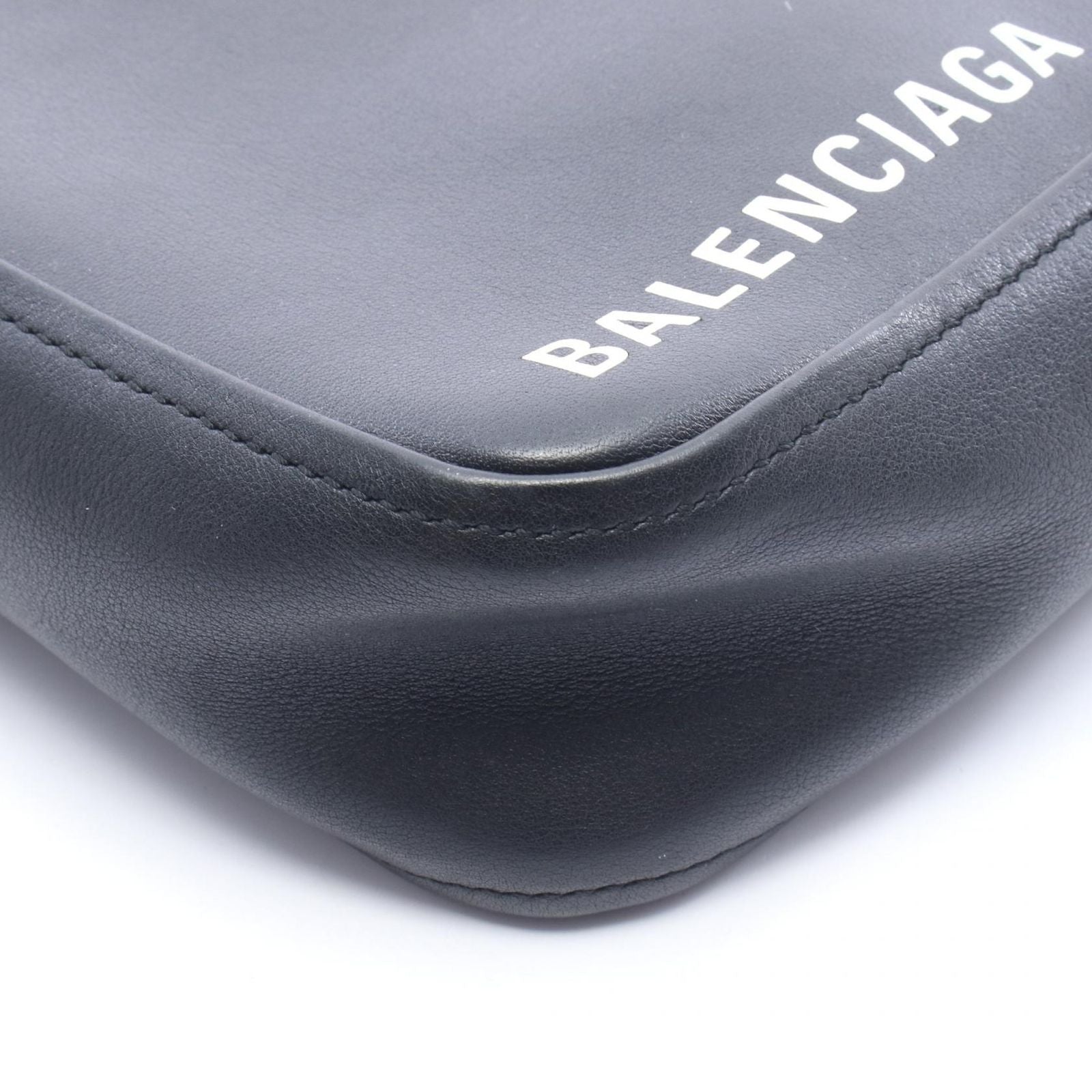 Balenciaga Handbag Triangle Duffle S 2-Way Black Leather