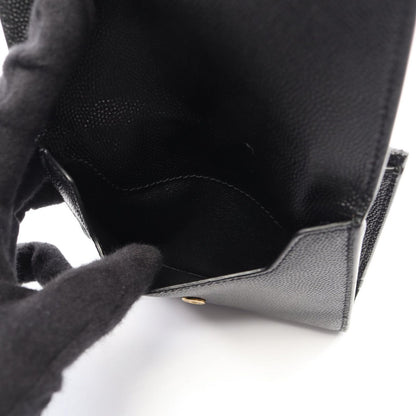 Saint Laurent Paris Bifold Wallet Uptown Compact Black Leather