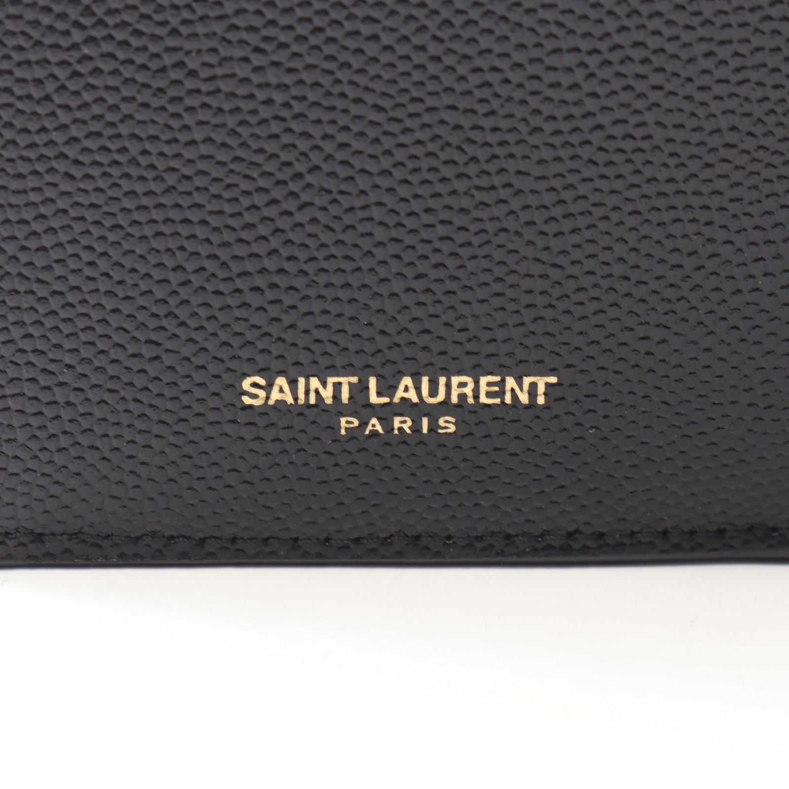 Saint Laurent Paris Bifold Wallet Uptown Compact Black Leather