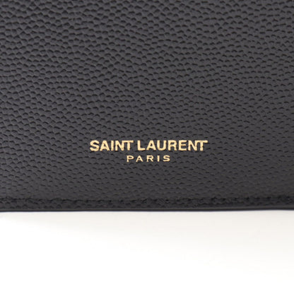 Saint Laurent Paris Bifold Wallet Uptown Compact Black Leather