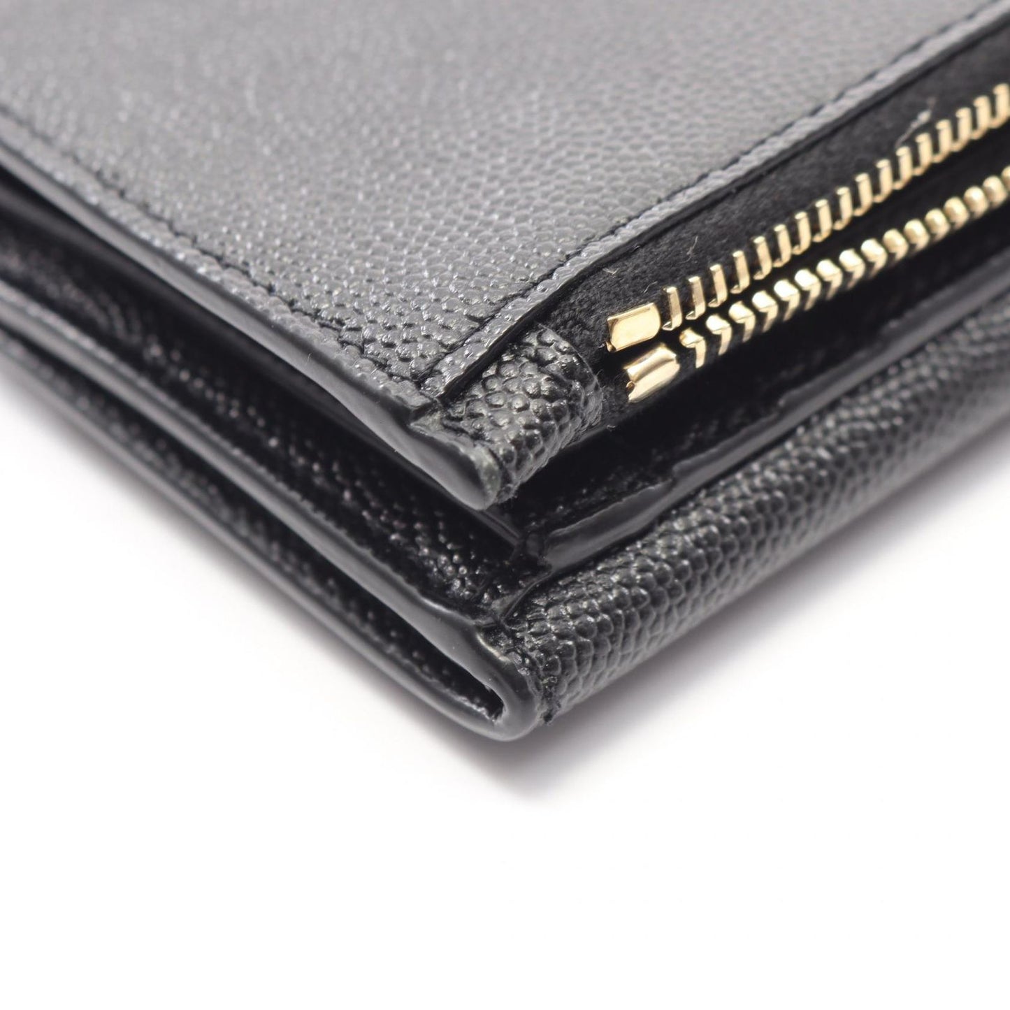 Saint Laurent Paris Bifold Wallet Uptown Compact Black Leather