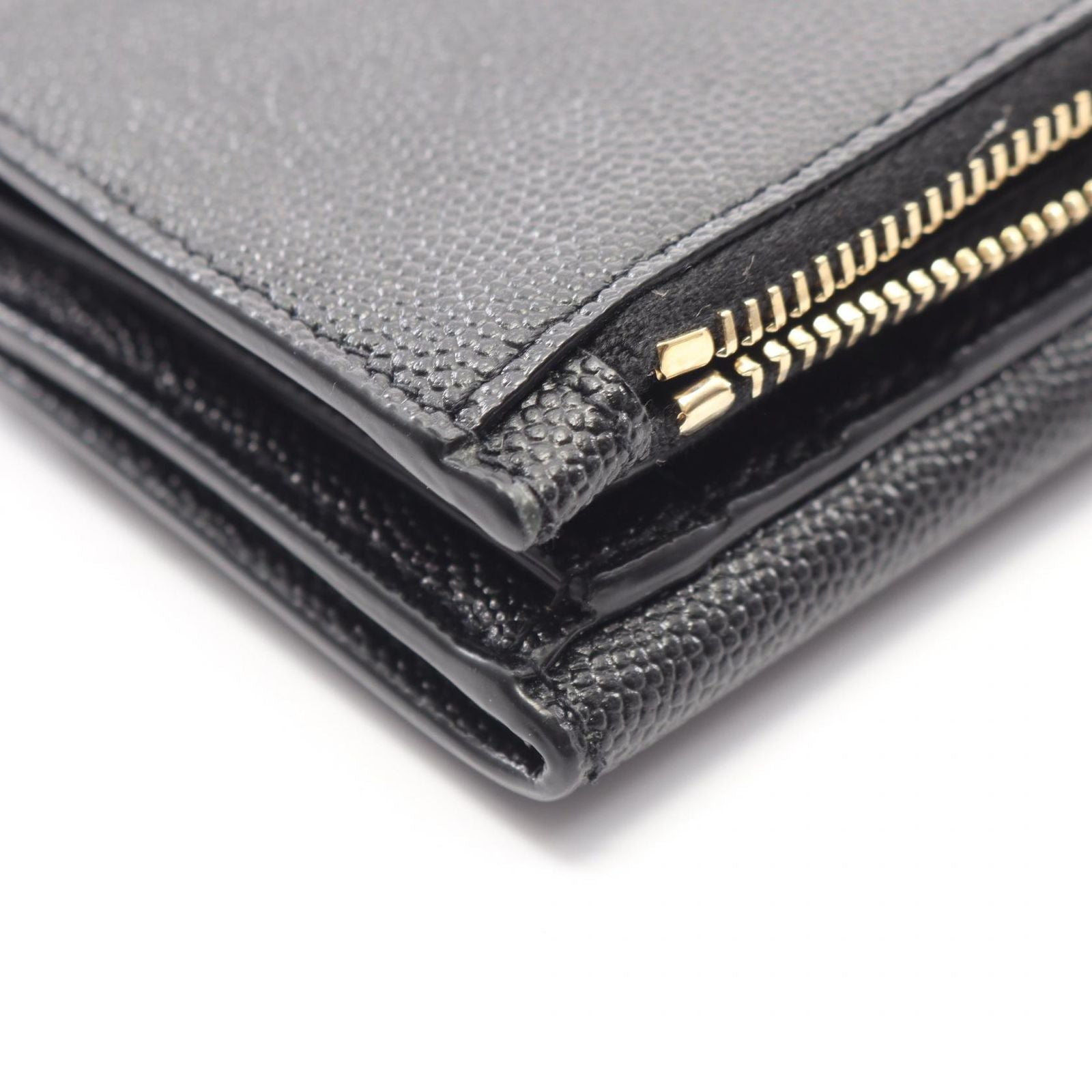 Saint Laurent Paris Bifold Wallet Uptown Compact Black Leather