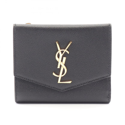 Saint Laurent Paris Bifold Wallet Uptown Compact Black Leather