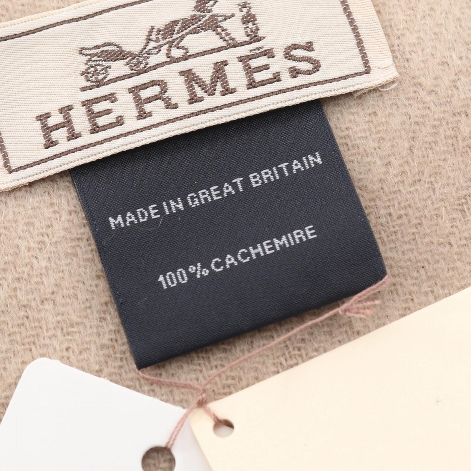 Hermes Scarf Recto Verso Beige