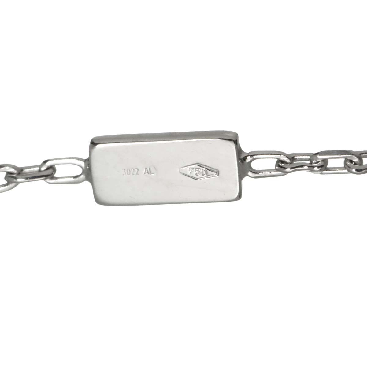 Gucci Cube Blue Topaz Necklace 38 cm 18k WG White Gold