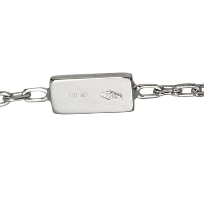 Gucci Cube Blue Topaz Necklace 38 cm 18k WG White Gold