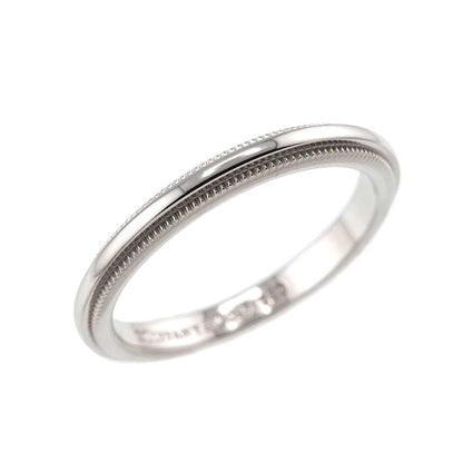 Tiffany & Co Milgrain Band Ring Width mm Pt Platinum Together