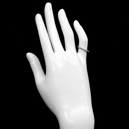 Tiffany & Co Milgrain Band Ring Width mm Pt Platinum Together