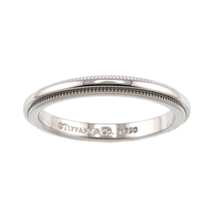 Tiffany & Co Milgrain Band Ring Width mm Pt Platinum Together