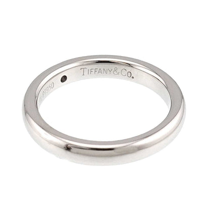 Tiffany & Co Stacking Band Ring Diamond Pt Platinum