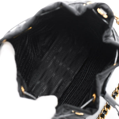 Prada Tote Re-Nylon Chain 2-Way Handbag