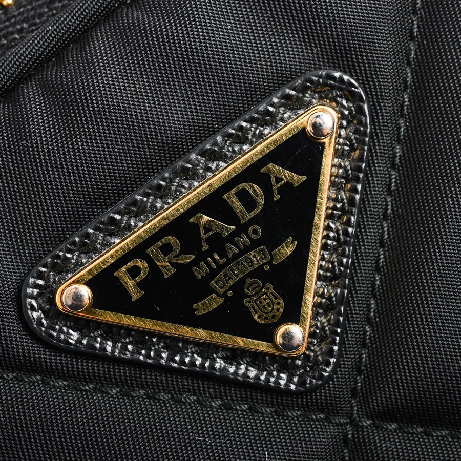 Prada Tote Re-Nylon Chain 2-Way Handbag