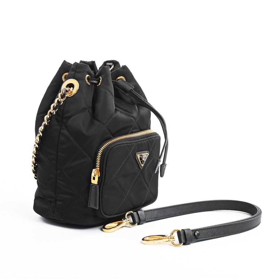 Prada Tote Re-Nylon Chain 2-Way Handbag