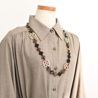 Hermes Necklace Ava Brown