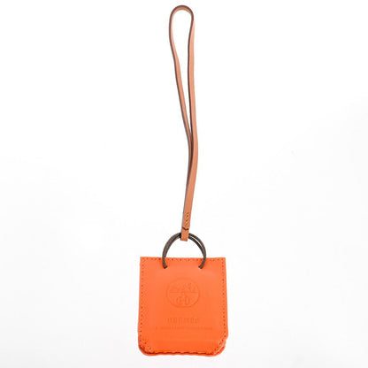 Hermes Charm Sac Orange Keychain
