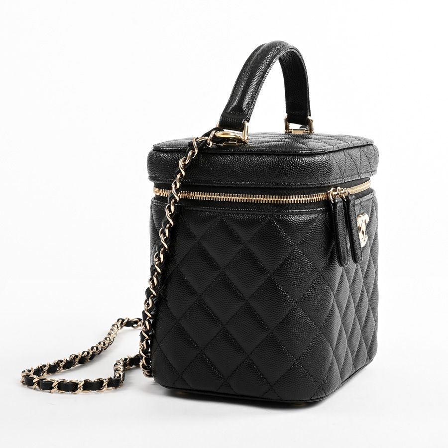 Chanel Shoulder Bag Top Handle Chain Vanity Case