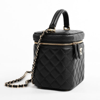 Chanel Shoulder Bag Top Handle Chain Vanity Case