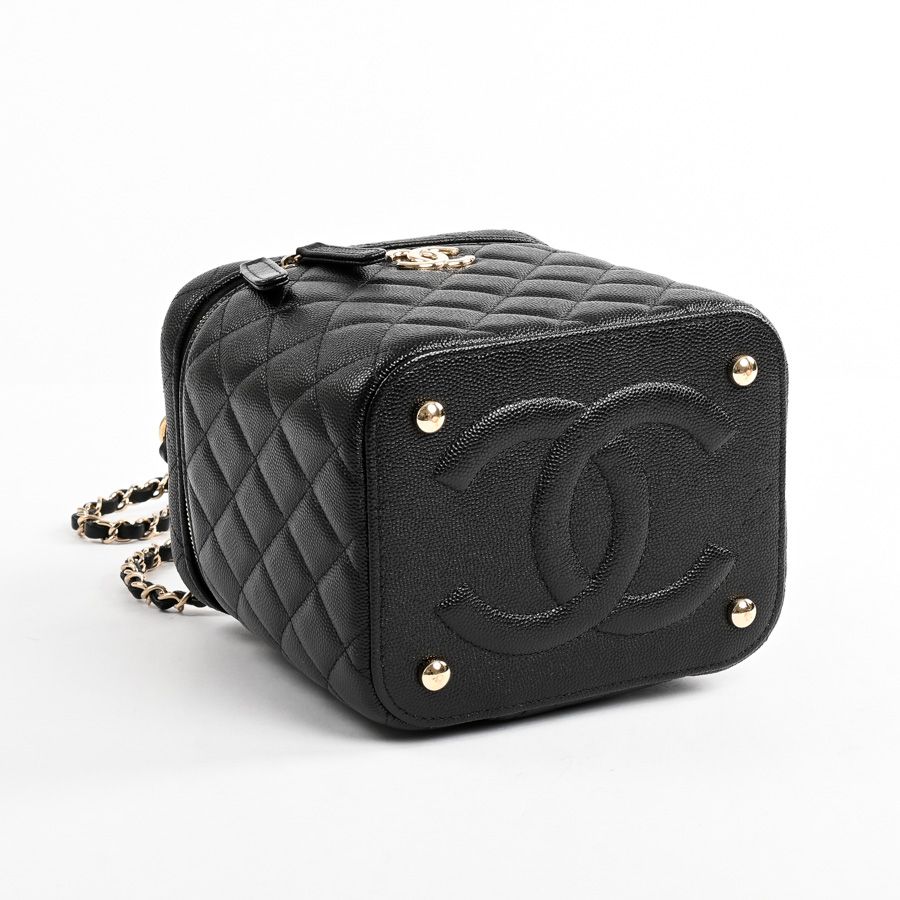 Chanel Shoulder Bag Top Handle Chain Vanity Case