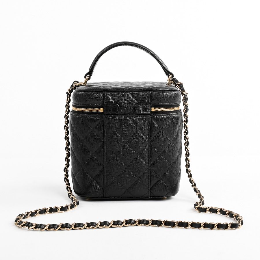 Chanel Shoulder Bag Top Handle Chain Vanity Case