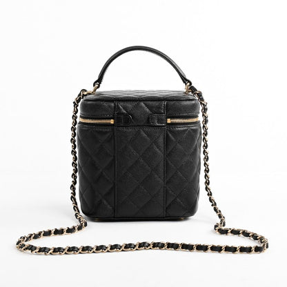 Chanel Shoulder Bag Top Handle Chain Vanity Case