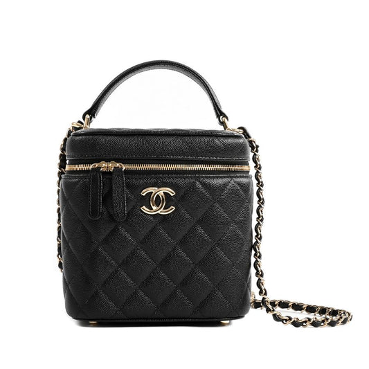Chanel Shoulder Bag Top Handle Chain Vanity Case