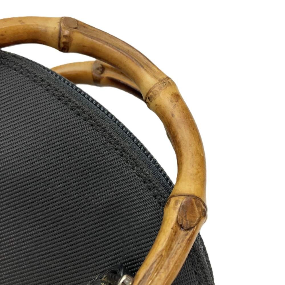 Gucci Mini Shoulder Bag Bamboo Crossbody Vintage Gray