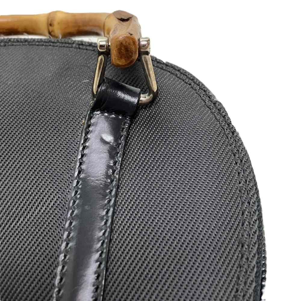Gucci Mini Shoulder Bag Bamboo Crossbody Vintage Gray