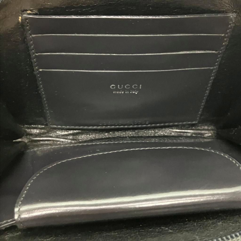 Gucci Mini Shoulder Bag Bamboo Crossbody Vintage Gray