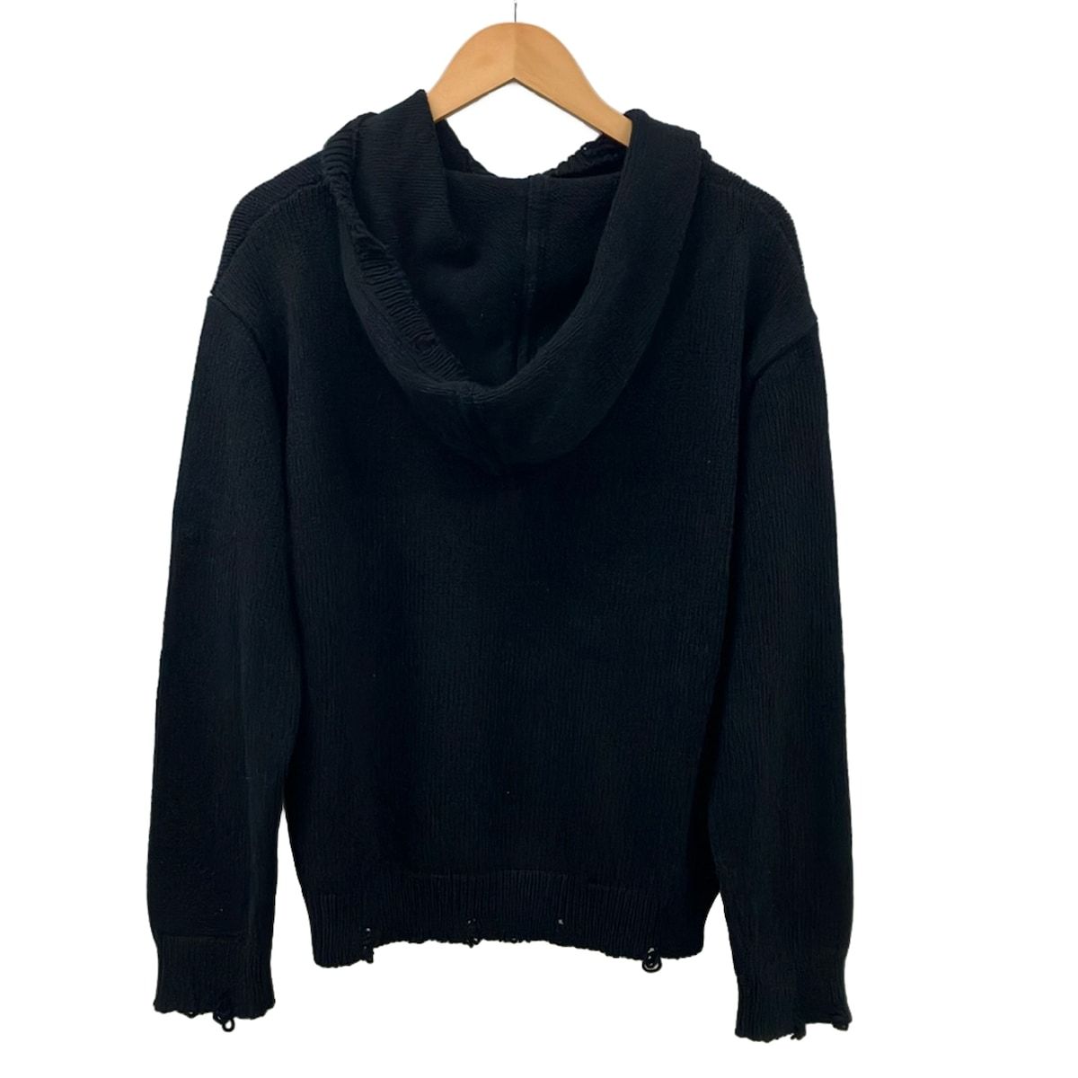 Saint Laurent Paris Long Sleeve Sweater S Black Knit Pullover