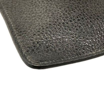 Dolce & Gabbana Clutch Black Gold Beads Bijou Studs Chien Delia Leather