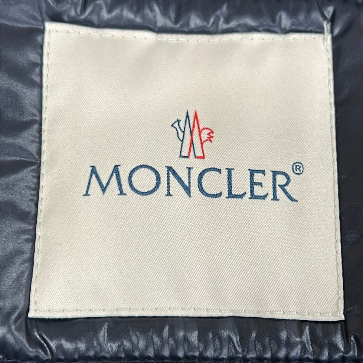 Moncler Down Jacket Coat 2 M Veulettes Giubbotto Dark Navy Winter Tweed