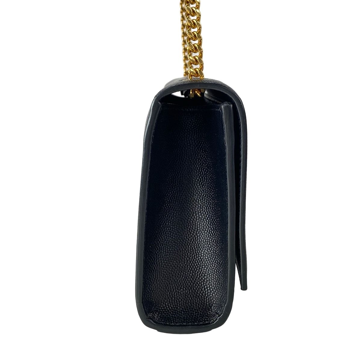 Saint Laurent Paris Shoulder Bag Kate Small Black Chain Leather