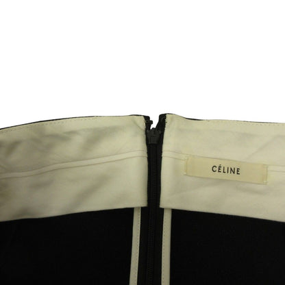 Celine Phoebe Philo Era Wool Skirt Knee Length Black 40 M 2