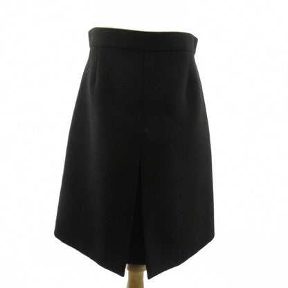 Celine Phoebe Philo Era Wool Skirt Knee Length Black 40 M 2