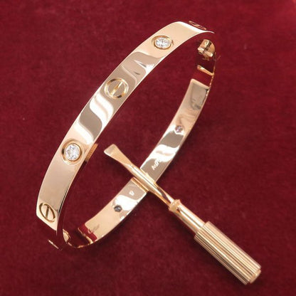 Cartier Love Breath Half Diamond Bracelet