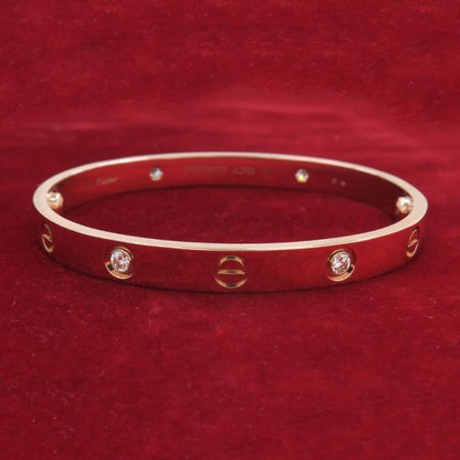 Cartier Love Breath Half Diamond Bracelet