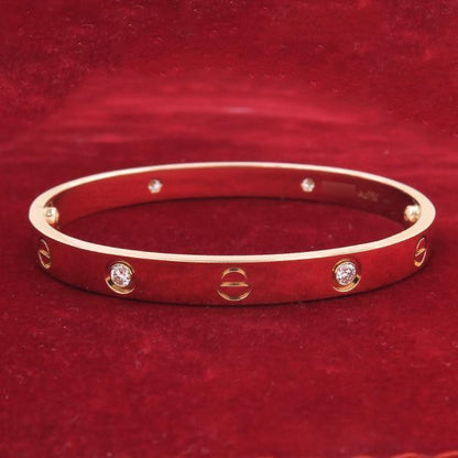 Cartier Love Breath Half Diamond Bracelet