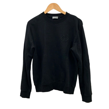 Dior Sweatshirt S Black Long Sleeve Embroidery
