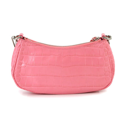 Balenciaga le Cagole Mini 2-Way Chain Shoulder Bag Leather Pink