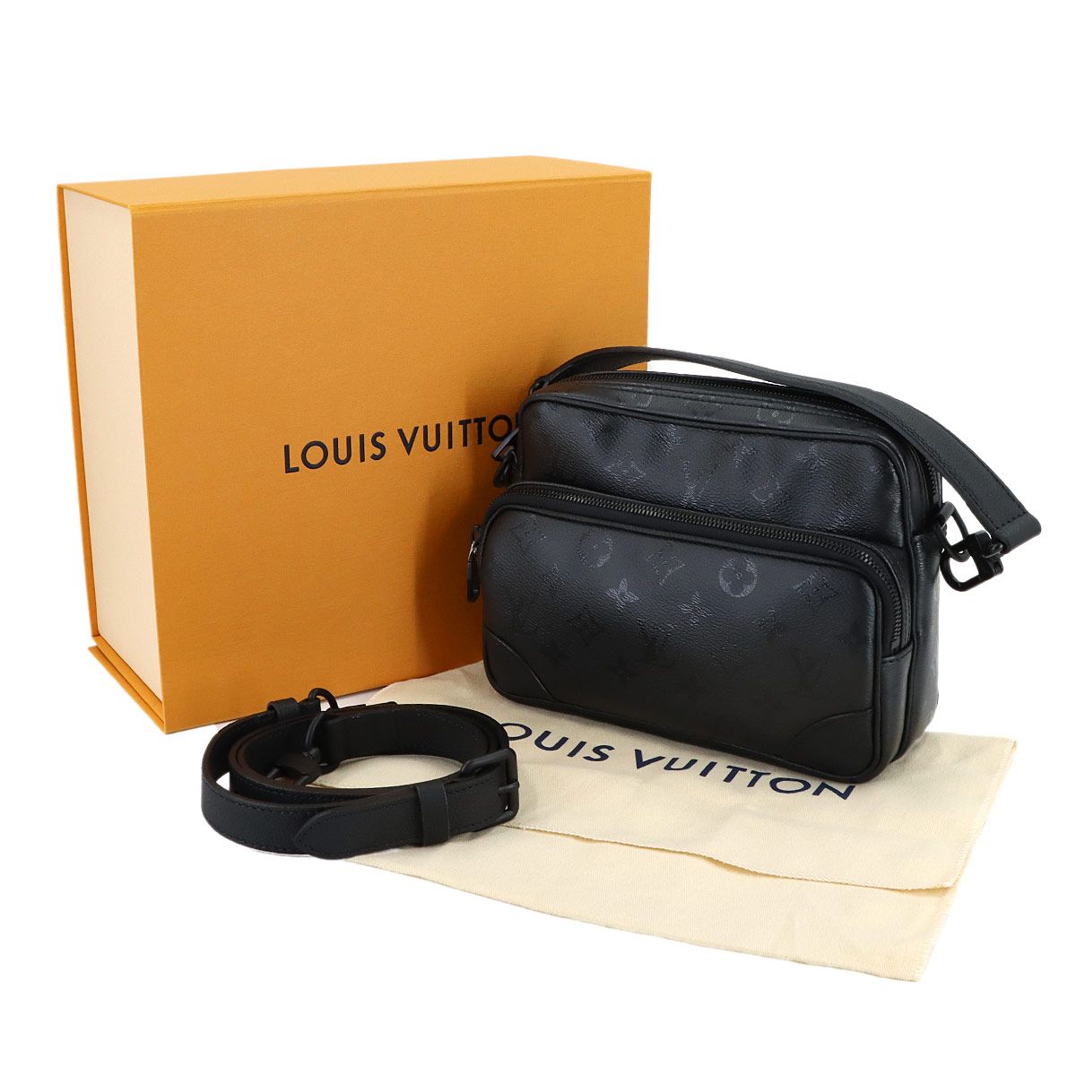 Louis Vuitton Monogram Midnight Nile 2-Way Bag Black