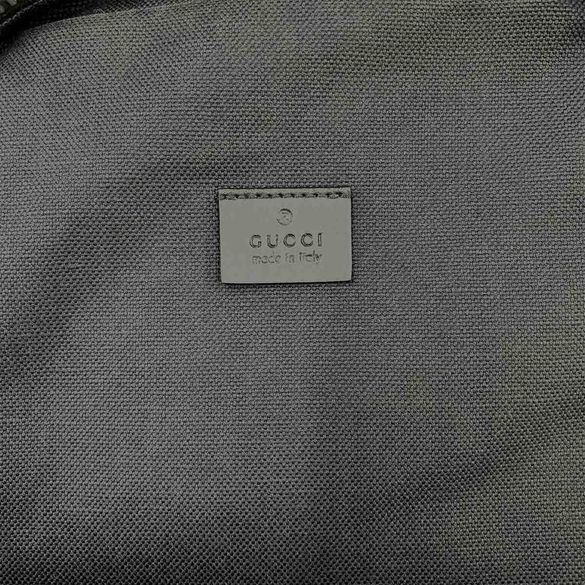 Gucci Soft GG Supreme Belt Bag Ring Bag Black Silver