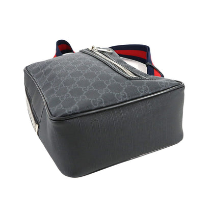 Gucci Soft GG Supreme Belt Bag Ring Bag Black Silver