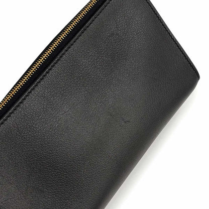 Hermes Zip and Go PM Pouch Evercolor Black Chaine D'ancre Gold
