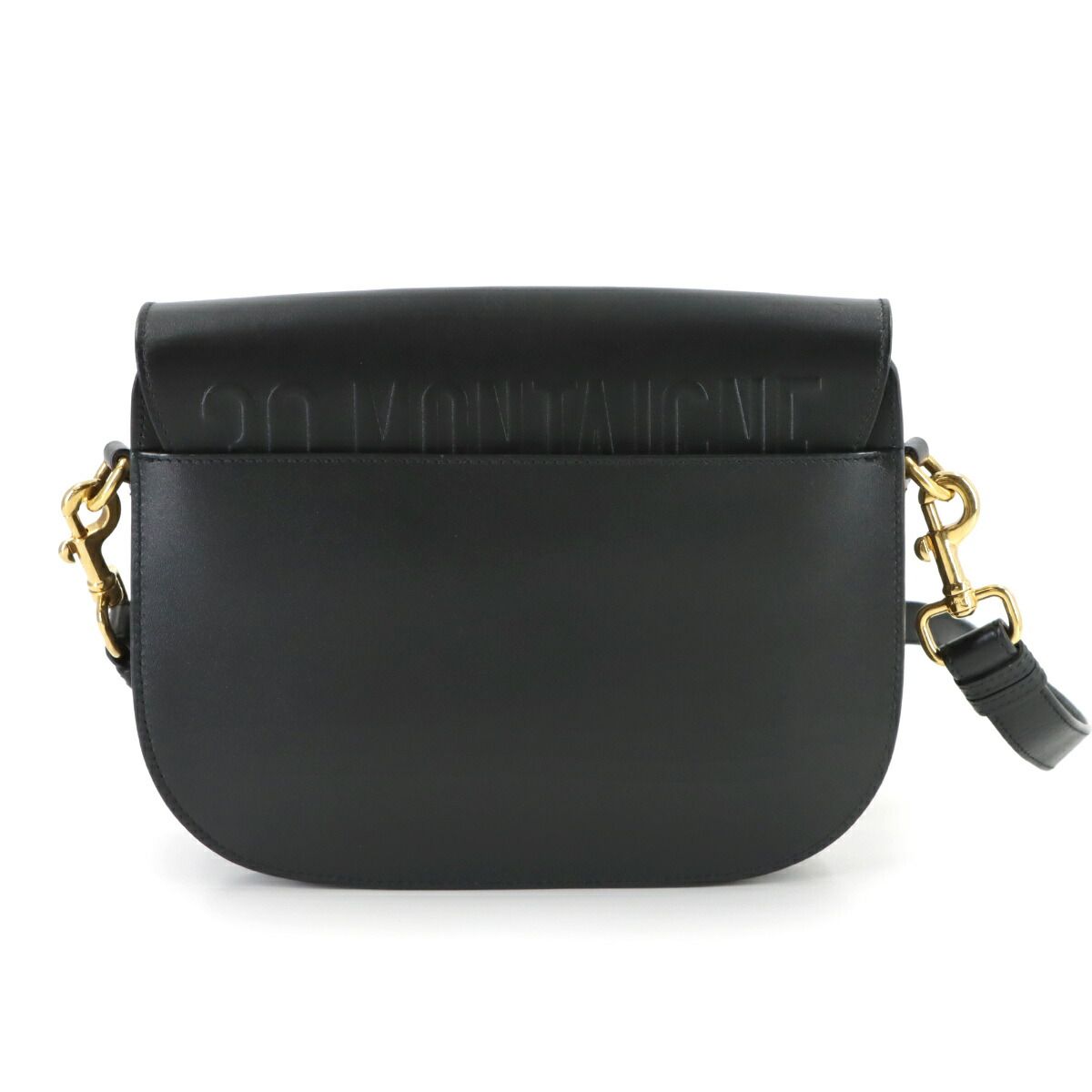 Dior Bobbi Shoulder Bag Leather Black Gold