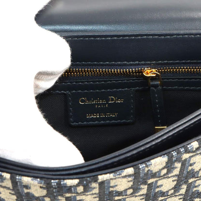 Dior Auction CD Signature Chain Shoulder Bag Canvas
