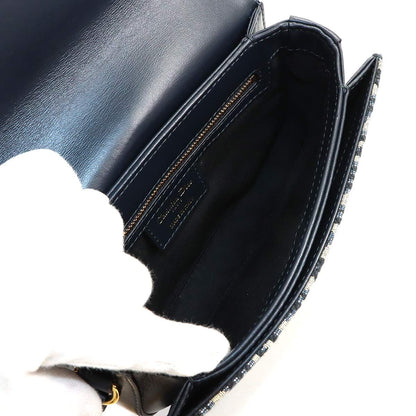 Dior Auction CD Signature Chain Shoulder Bag Canvas