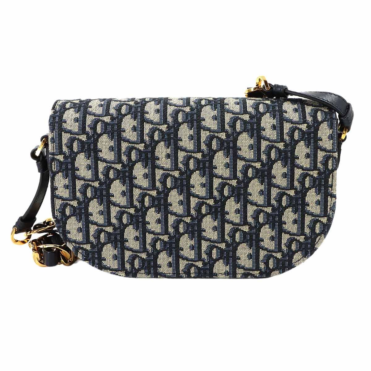 Dior Auction CD Signature Chain Shoulder Bag Canvas